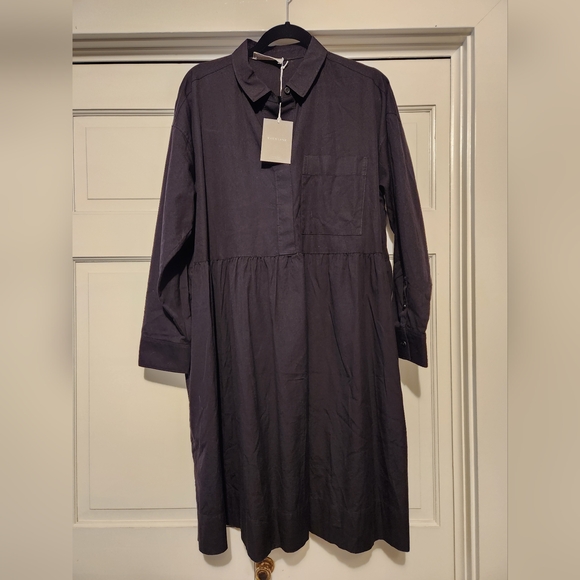 Everlane NWT Black Field Dress - M - Picture 2 of 5